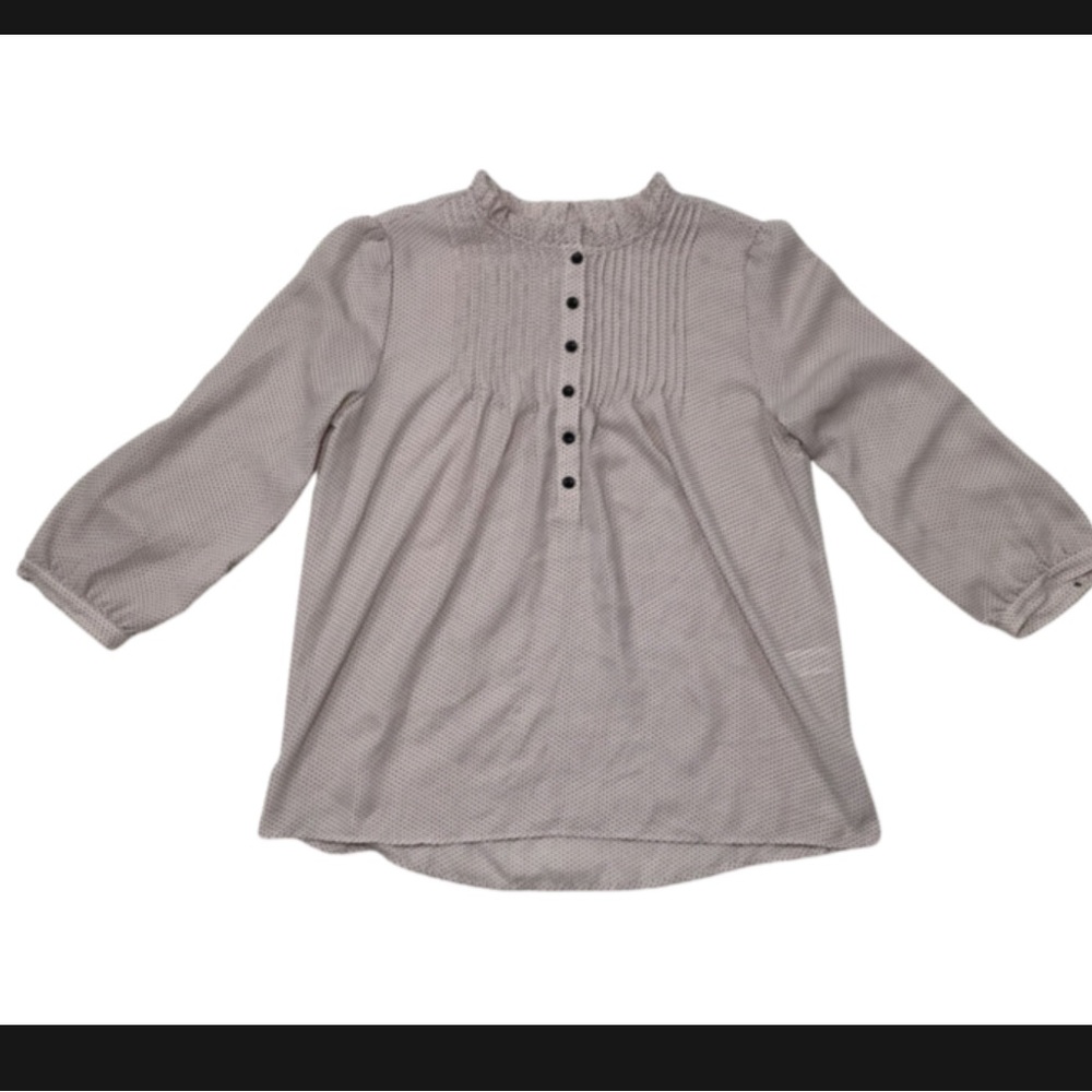 ELAINE ROSE Pink Polkadot Blouse Size XS
